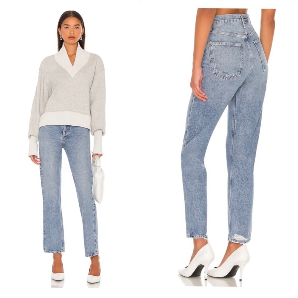 Agolde 90’s Pinch Waist Jeans in Endless Blue